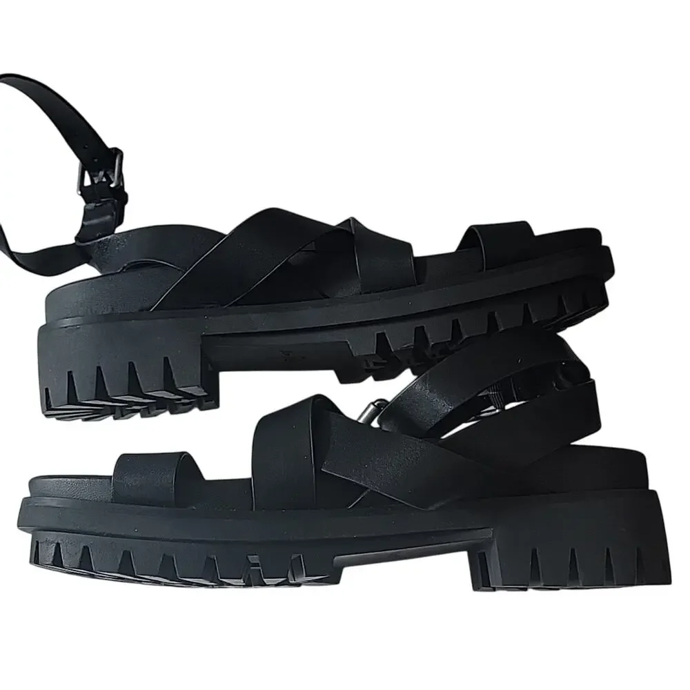 NWOB Sam Edelman Eleanora Lug Sole Sandal, 8.5